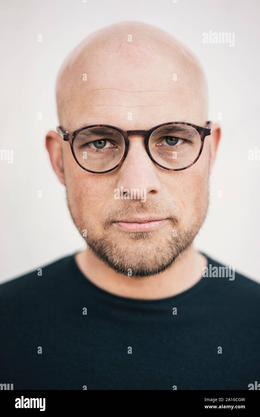 Shaved head glasses
