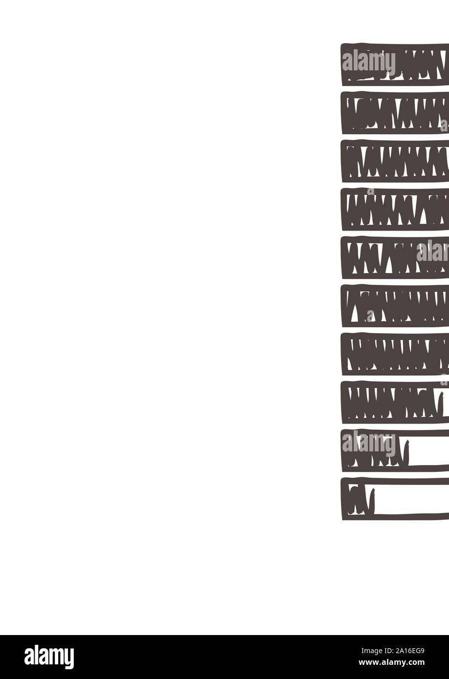 Loading Bar Increments Stock Vector