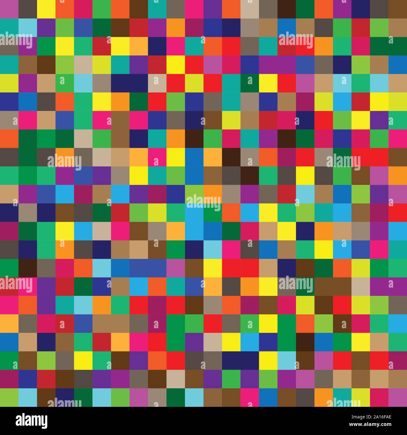 Seamless colour blocks grid pattern hi-res stock photography and images ...