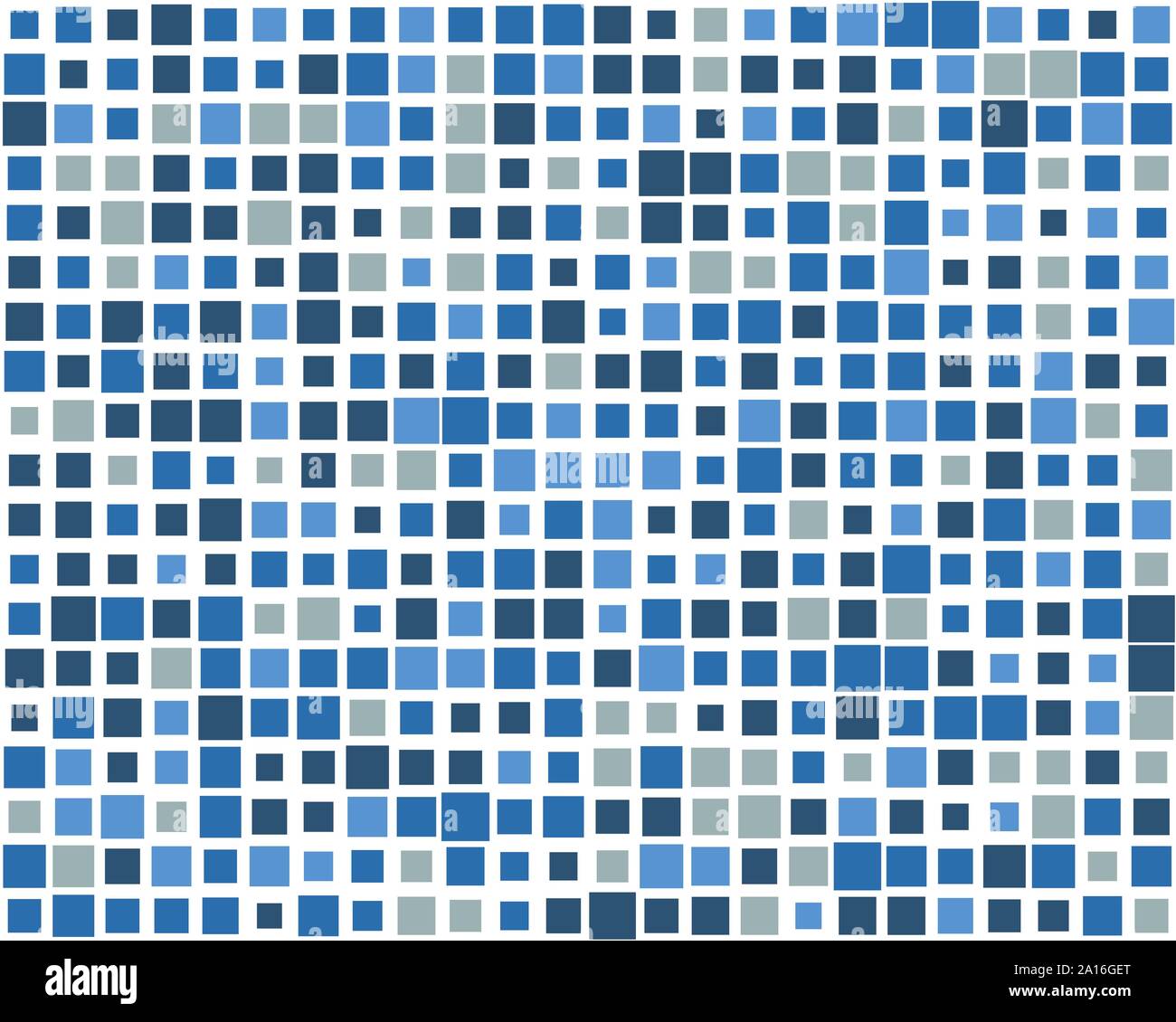 squares pixelated, block pixels random mosaic pattern / background. fusion checkered grid, mesh. shuffle, diffuse scatter squares. clutter matrix. geo Stock Vector