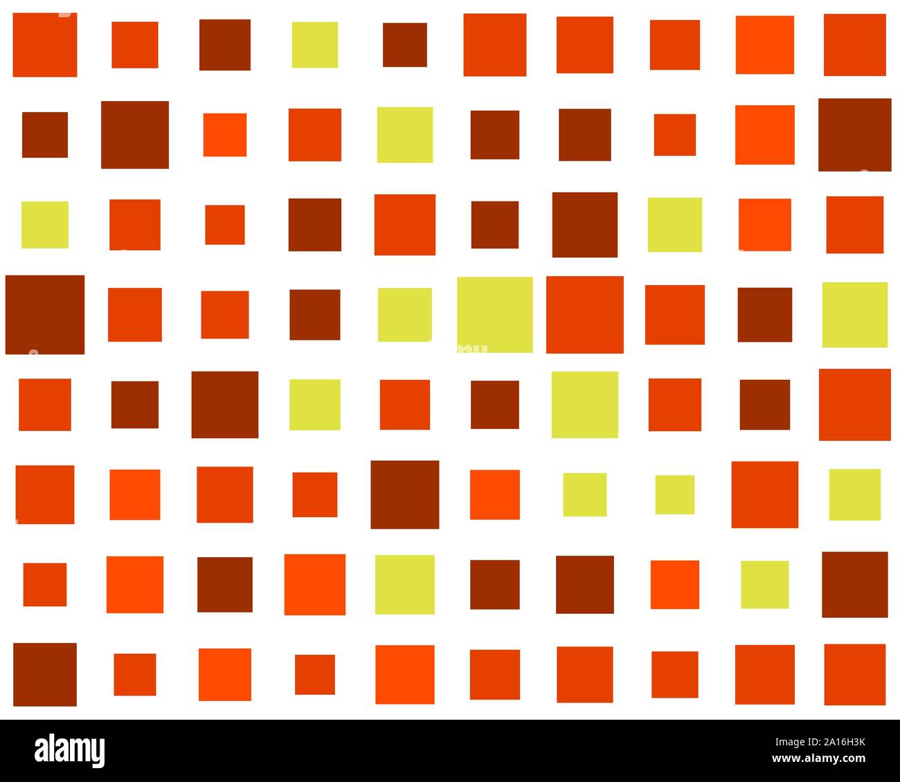squares pixelated, block pixels random mosaic pattern / background. fusion checkered grid, mesh. shuffle, diffuse scatter squares. clutter matrix. geo Stock Vector