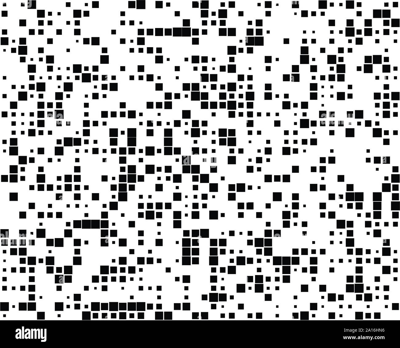 squares pixelated, block pixels random mosaic pattern / background. fusion checkered grid, mesh. shuffle, diffuse scatter squares. clutter matrix. geo Stock Vector