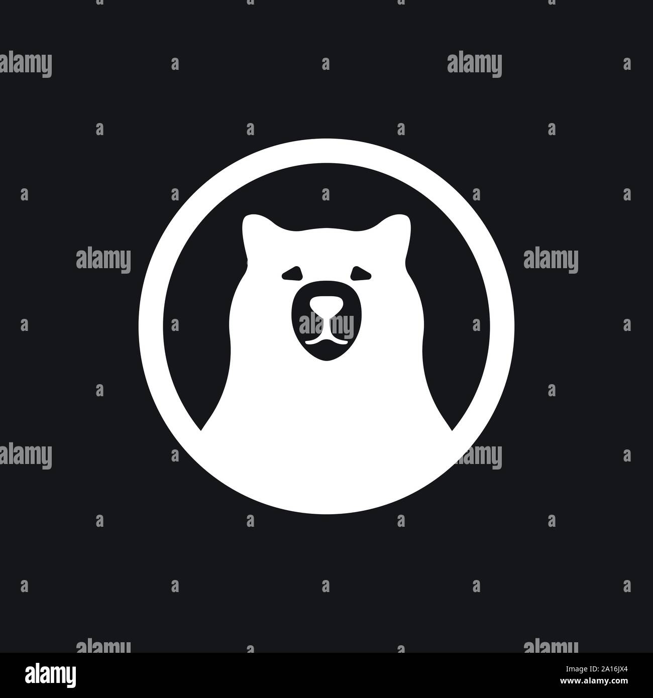 Bear icon. Vector concept illustration for design Stock Vector Image ...