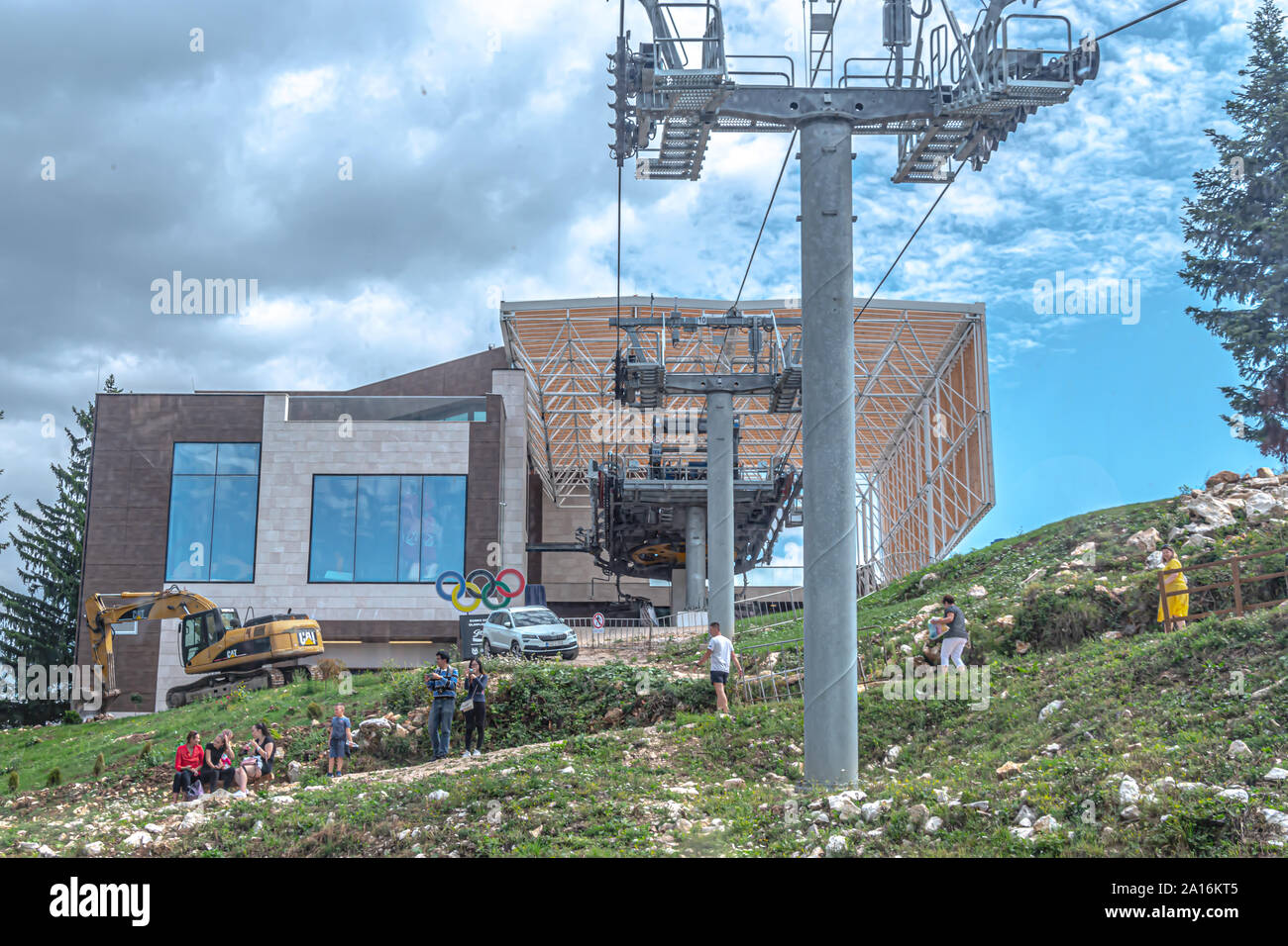 Sarajevo Cable Car Stock Photo Alamy