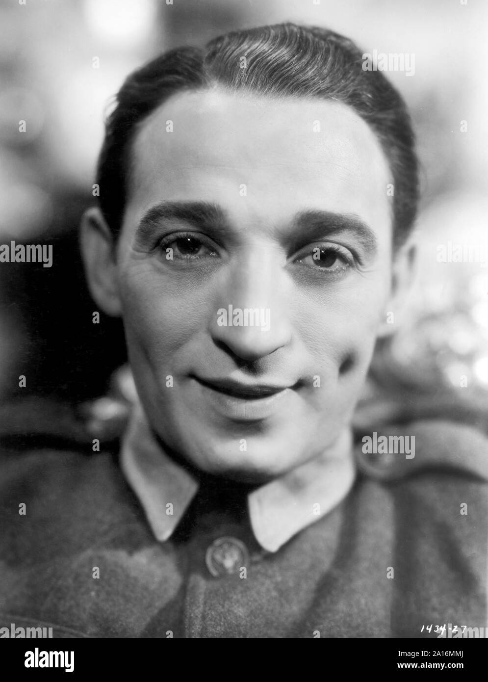 George E. Stone, Head and Shoulders Publicity Portrait for the Film, 'Song of the Eagle', Paramount Pictures, 1933 Stock Photo