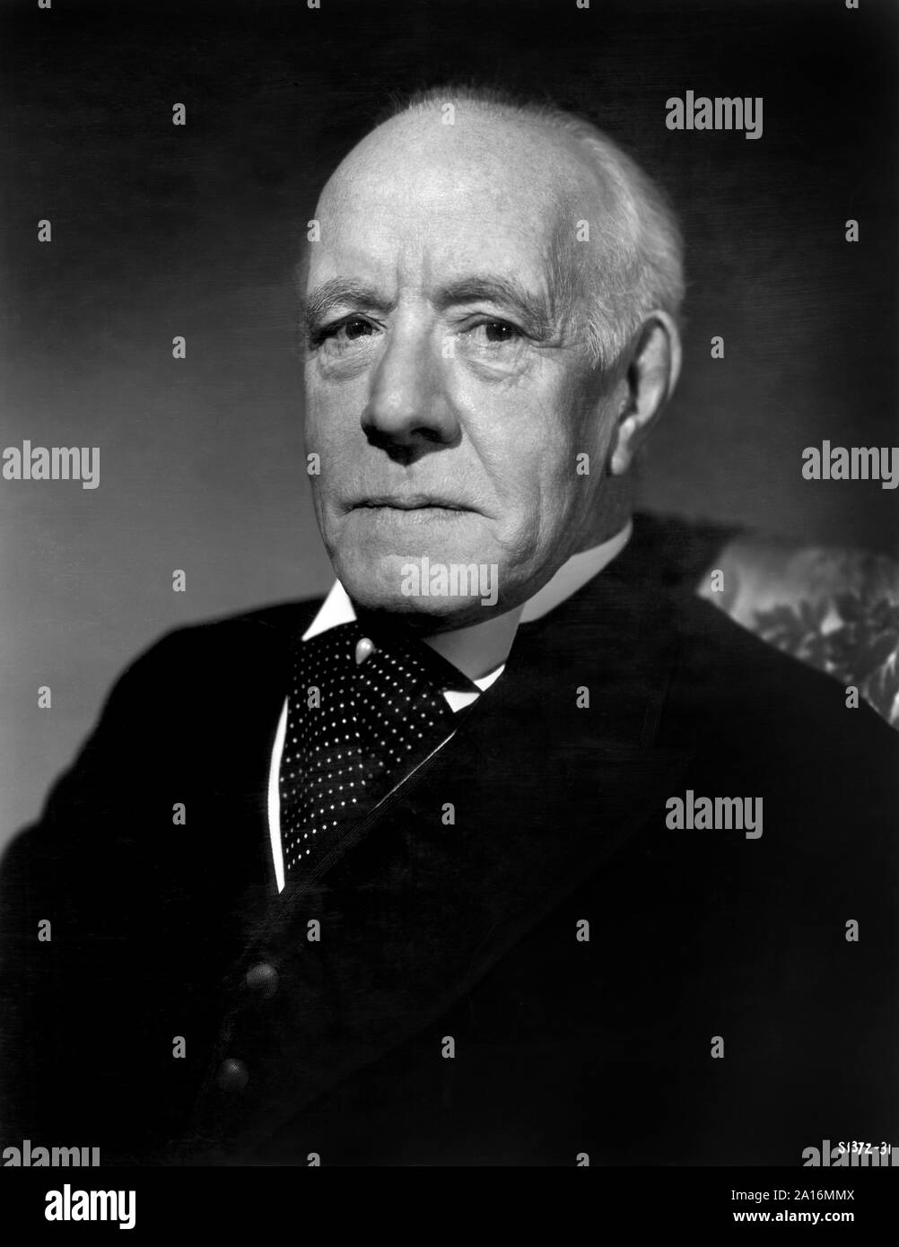 Lewis Stone, head and shoulders Publicity Portrait for the Film, 'Three Wise Fools', MGM, 1946 Stock Photo
