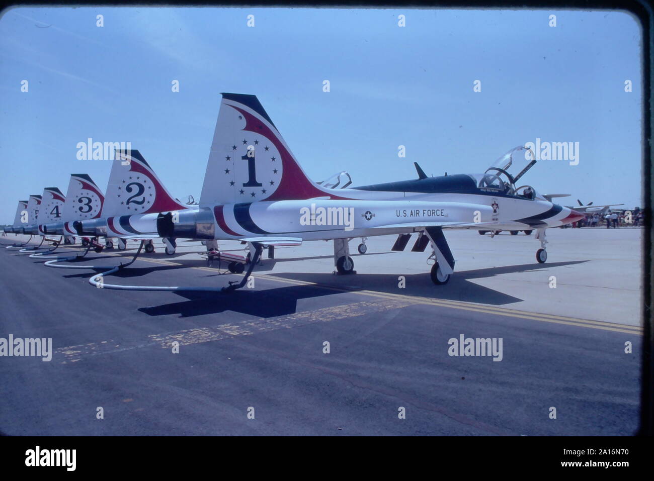 USAF Flight Demonstration team at Andrews Air Force base in Washington