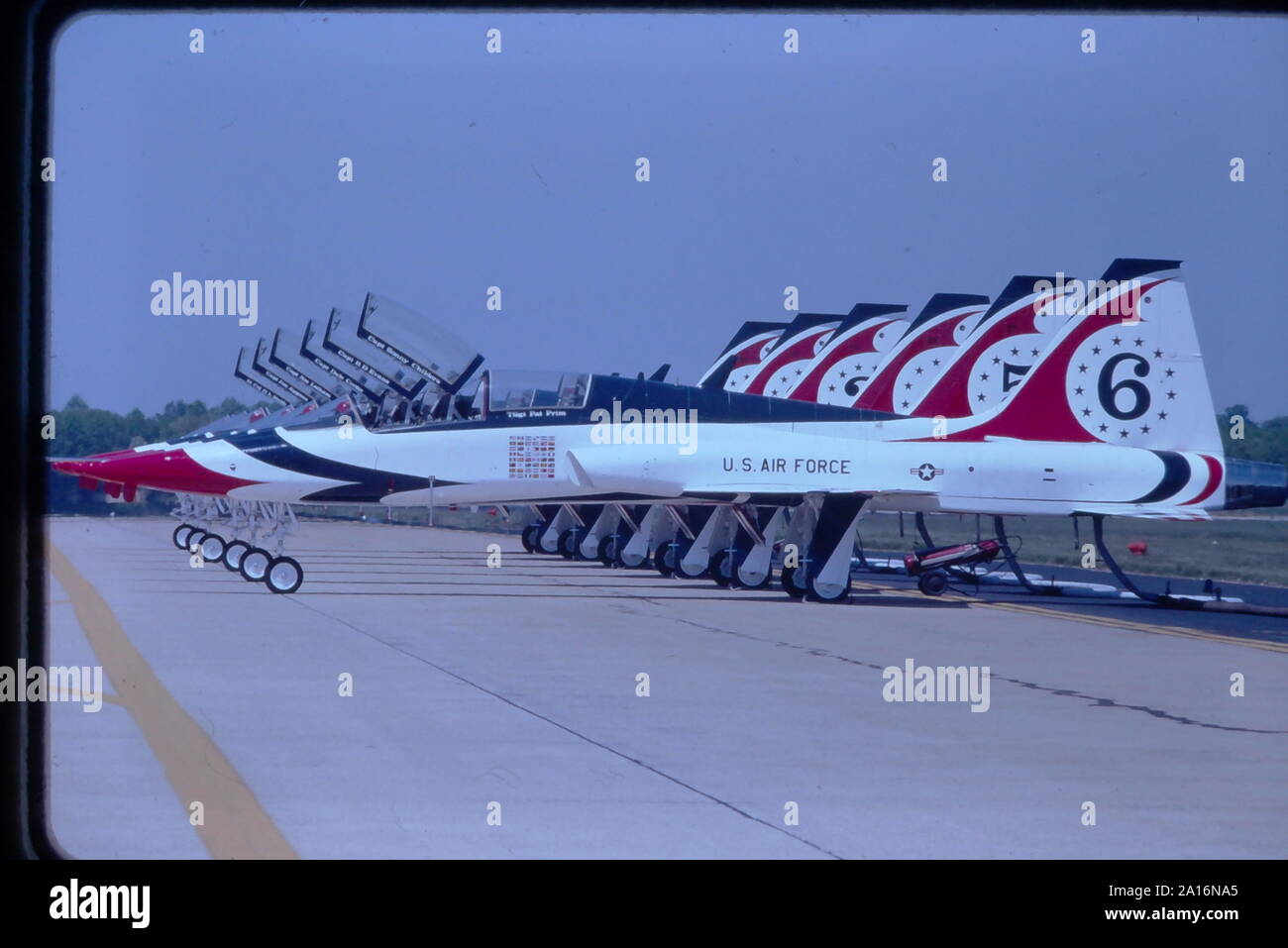 USAF Flight Demonstration team at Andrews Air Force base in Washington