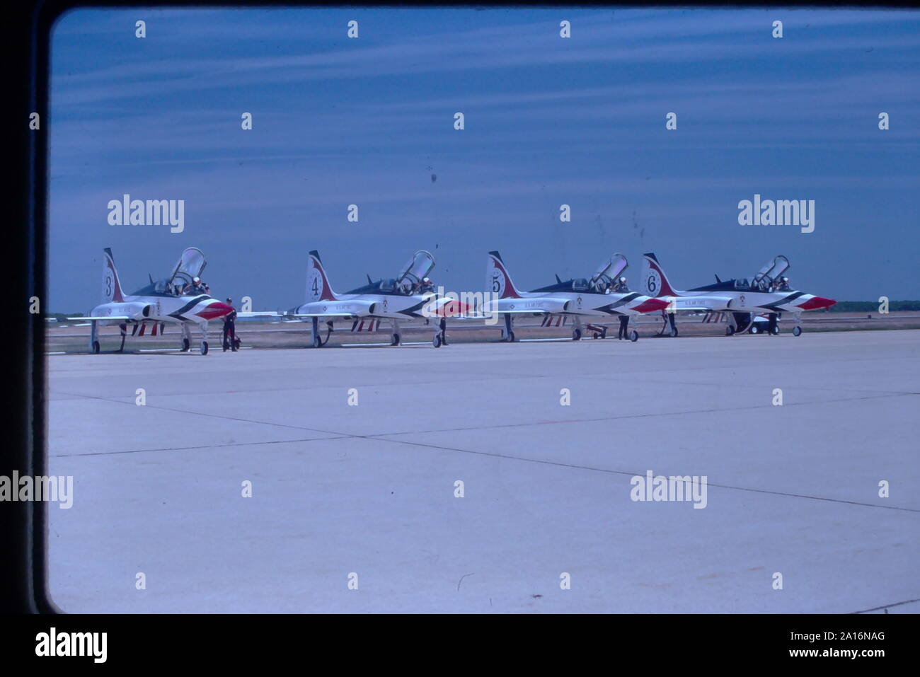 USAF Flight Demonstration team at Andrews Air Force base in Washington