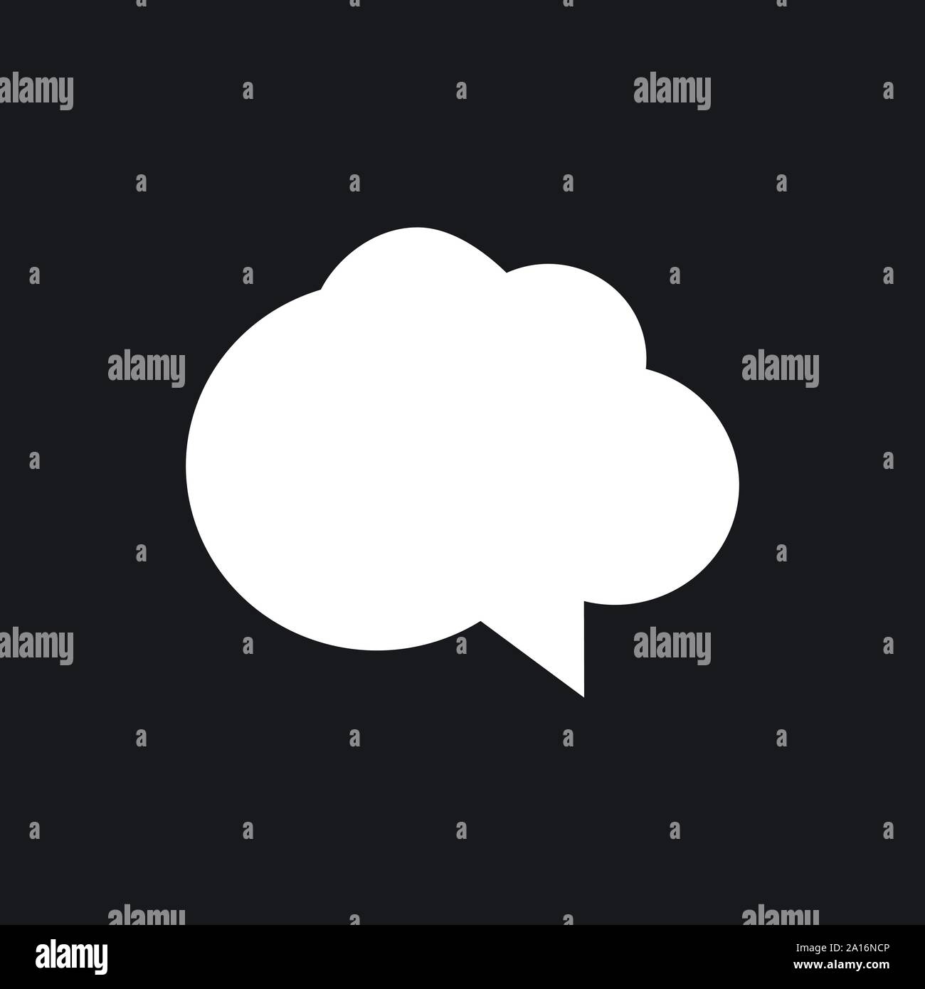 Speech bubble icons on background. Vector illustration Stock Vector ...