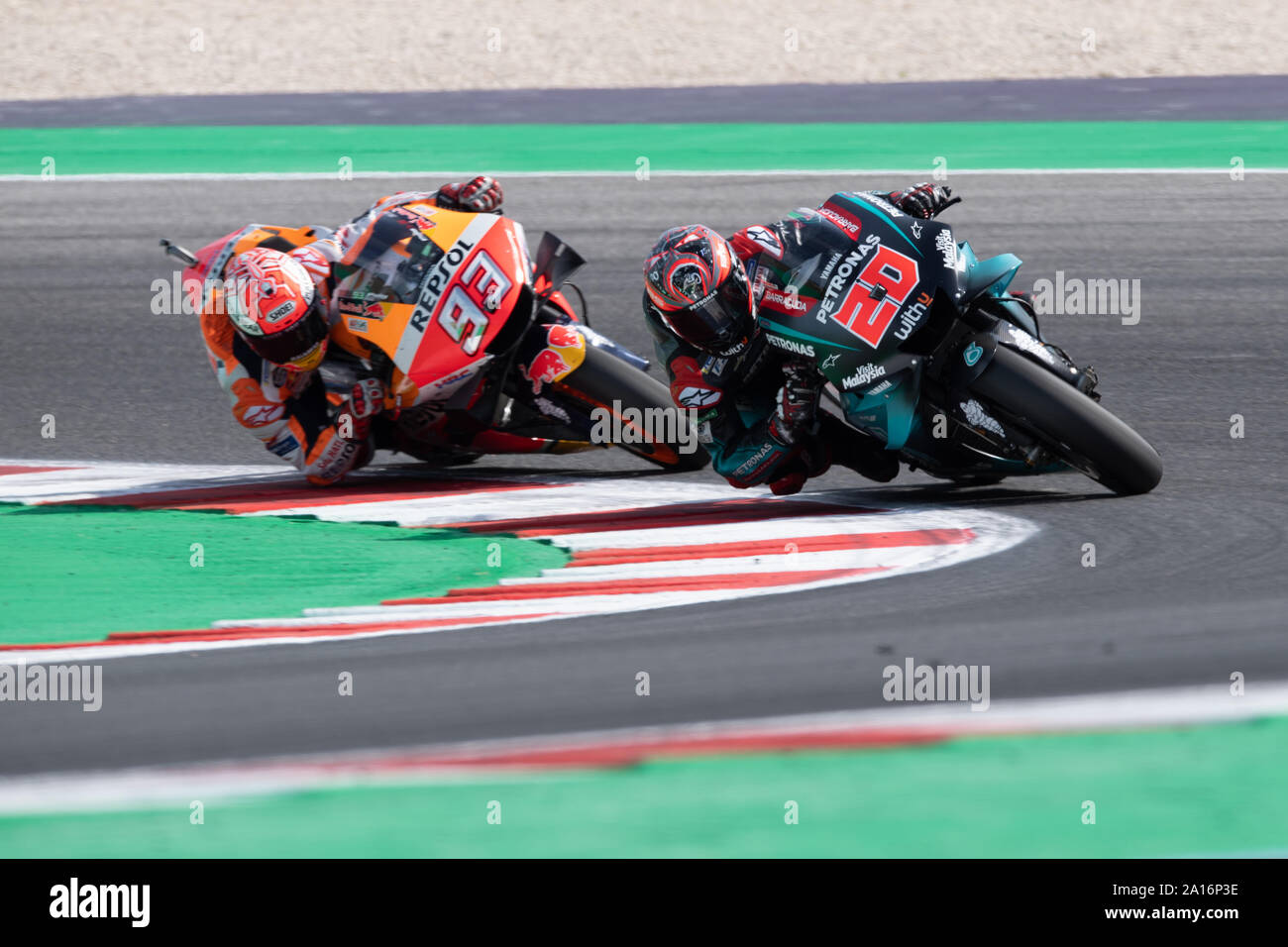 Marc Marquez Spanish Rider And Motogp World Champion With Number 93 For Repsol Honda Team Fabio