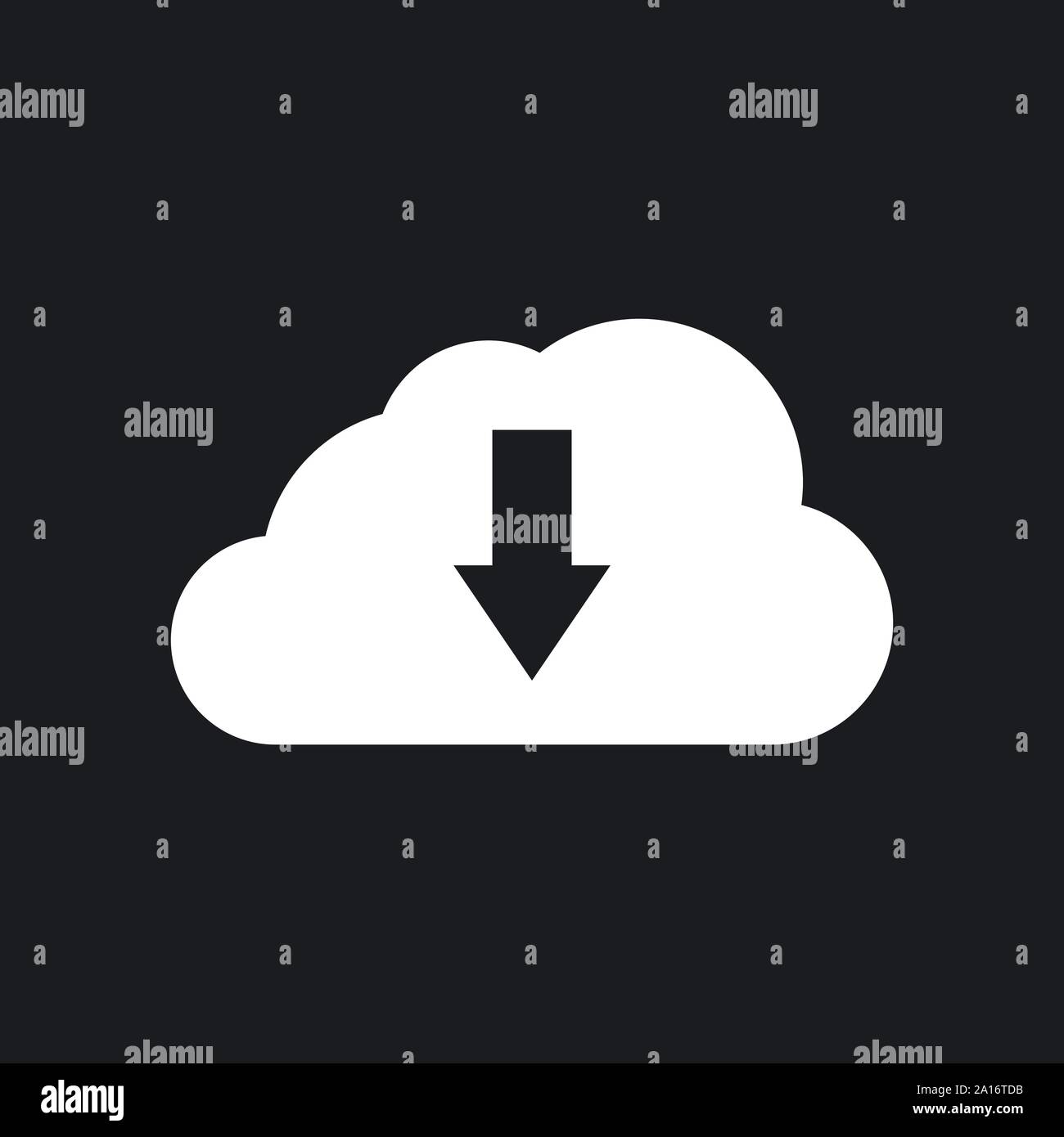 Cloud icon, outline and solid vector illustration Stock Vector Image ...