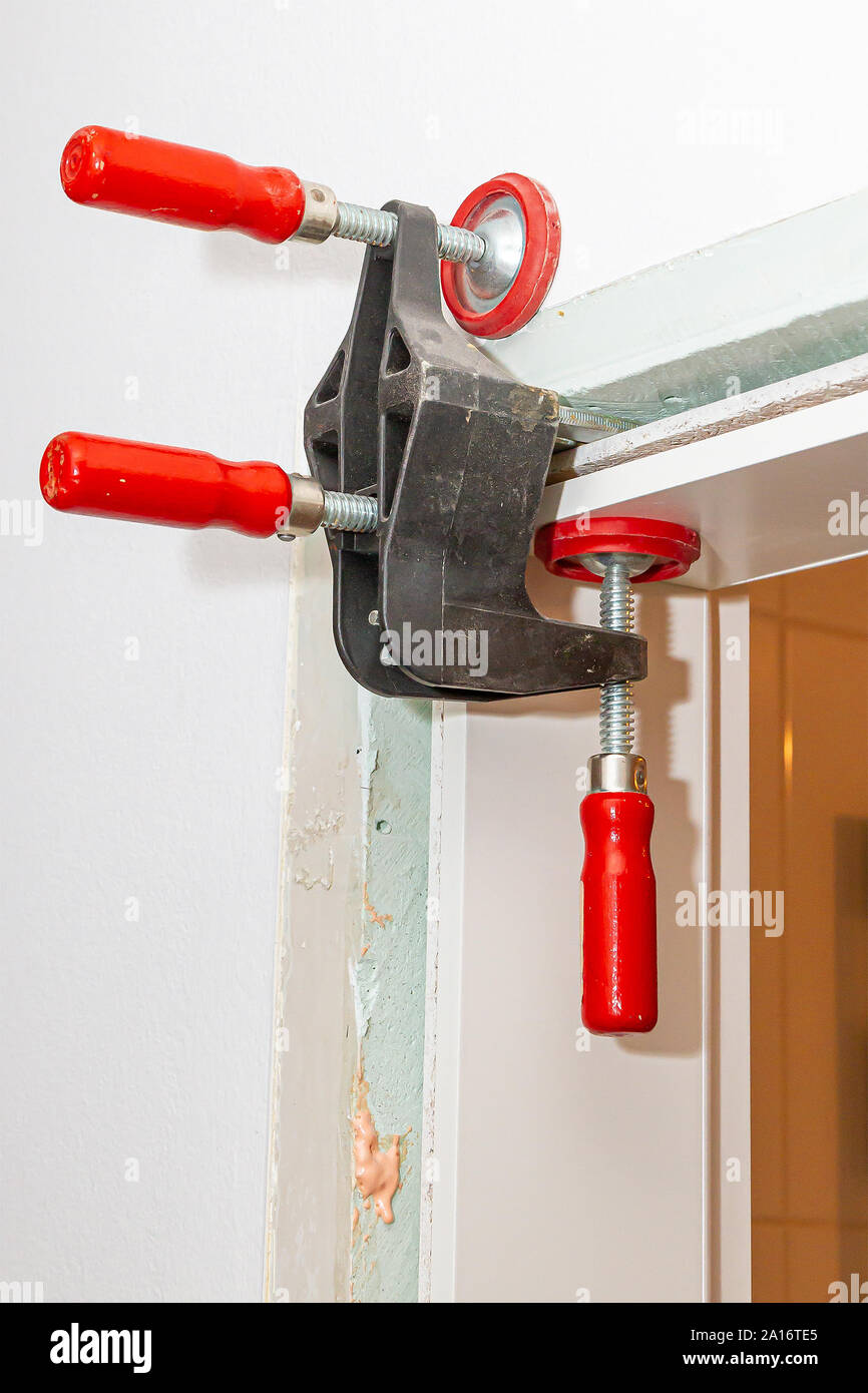 Wood door frame hires stock photography and images Alamy