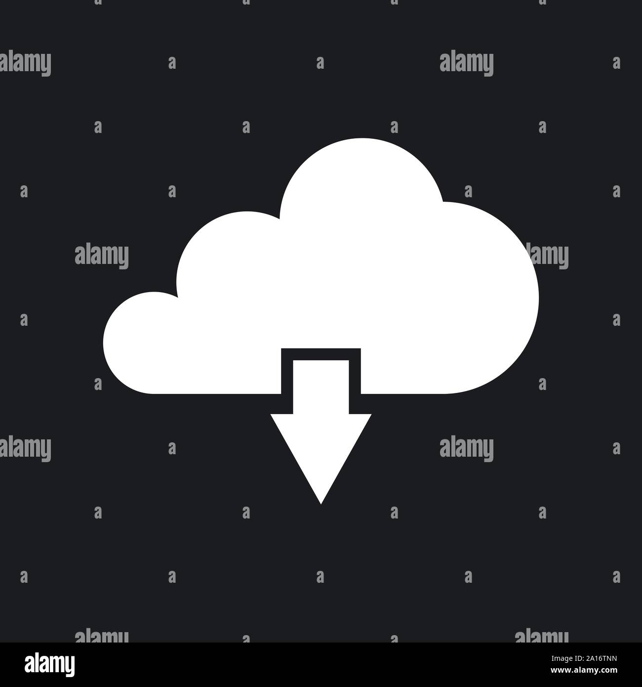 Cloud icon, outline and solid vector illustration Stock Vector Image ...