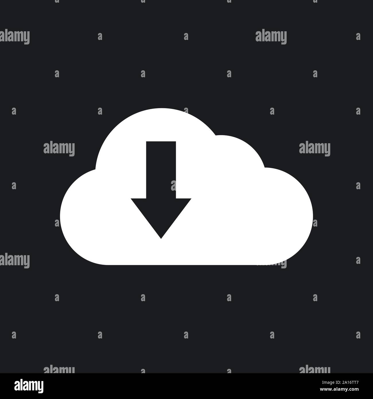 Cloud icon, outline and solid vector illustration Stock Vector Image ...