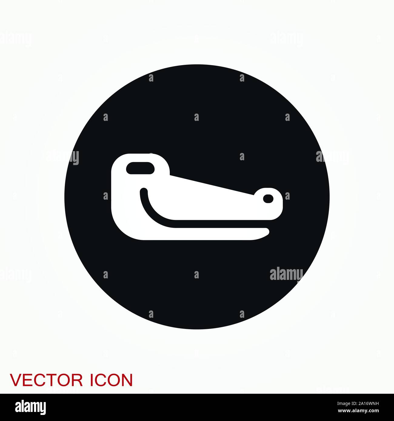 Crocodile icon. zoo animal flat design. vector symbol Stock Vector