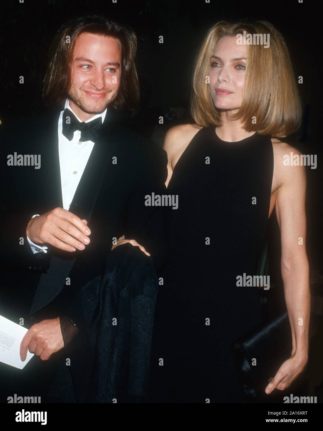 Fisher Stevens, Michelle Pfeiffer, 1992, Photo By Michael Ferguson 
