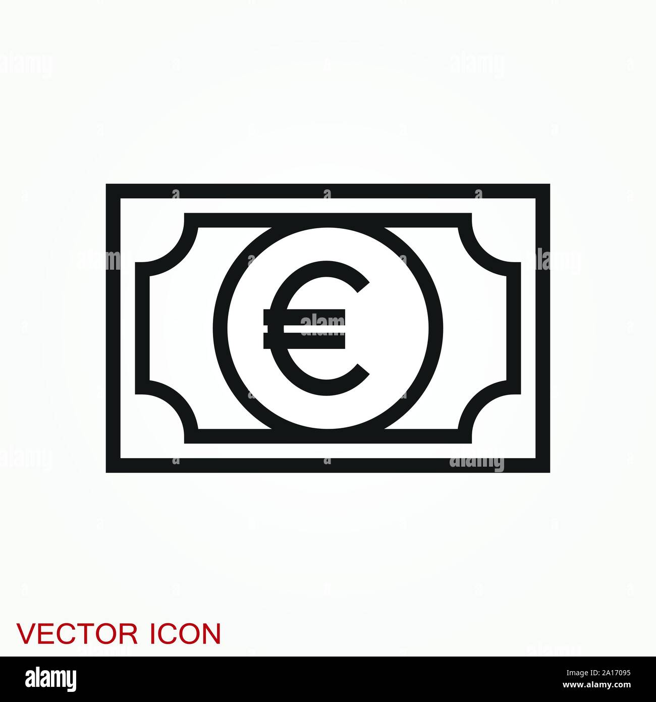 Money Currency Icon design template. Vector EPS Stock Vector