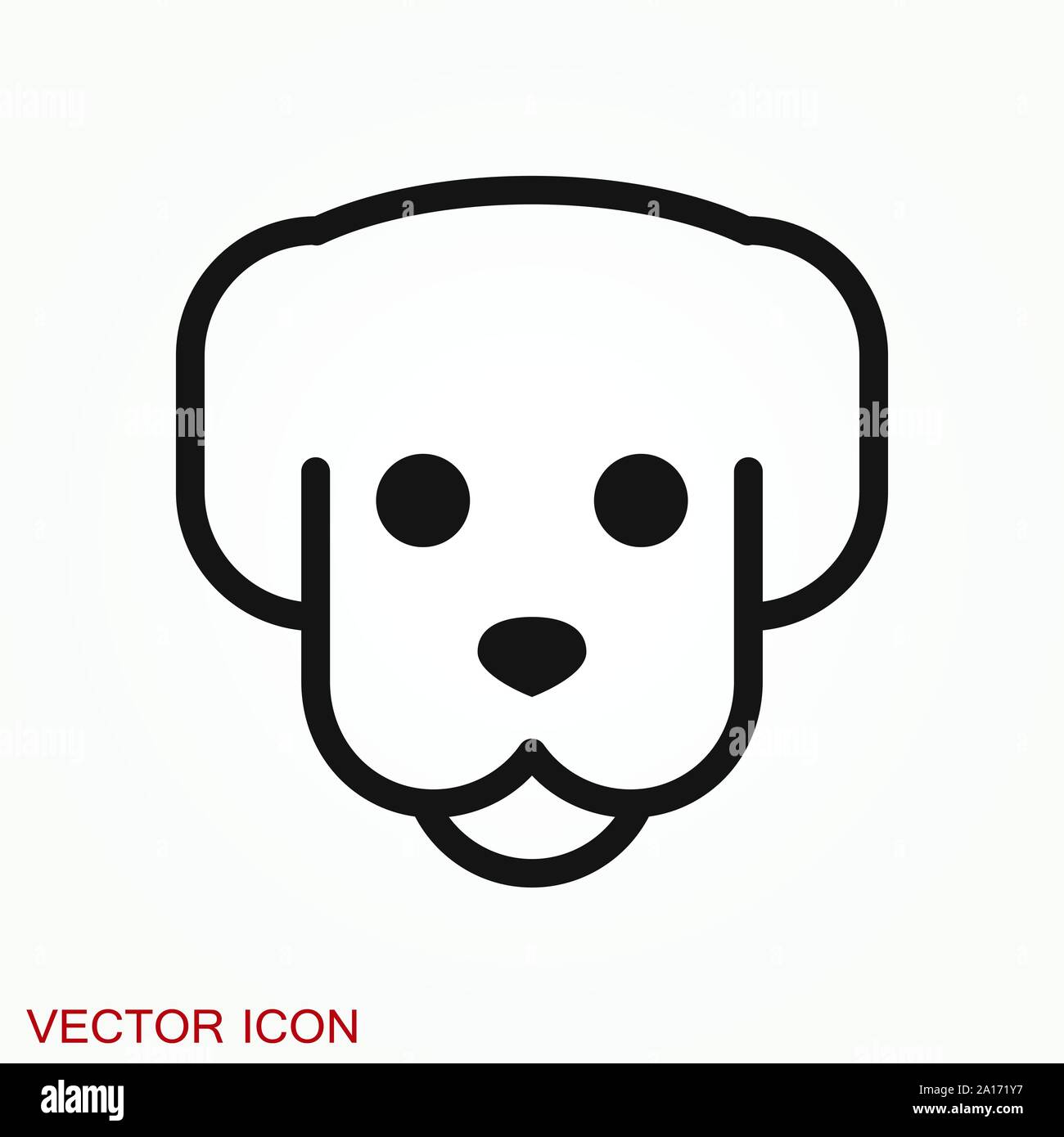 Dog icon. Vector element for your design Stock Vector Image & Art - Alamy