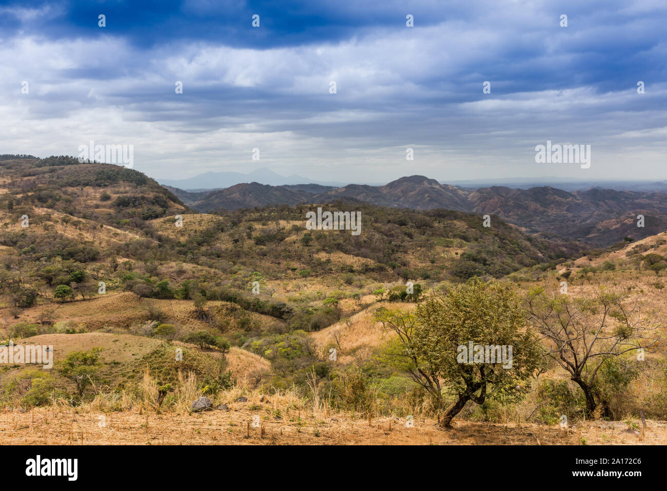 landscapes  of San Juan de Limay Madriz in Nicaragua Stock Photo