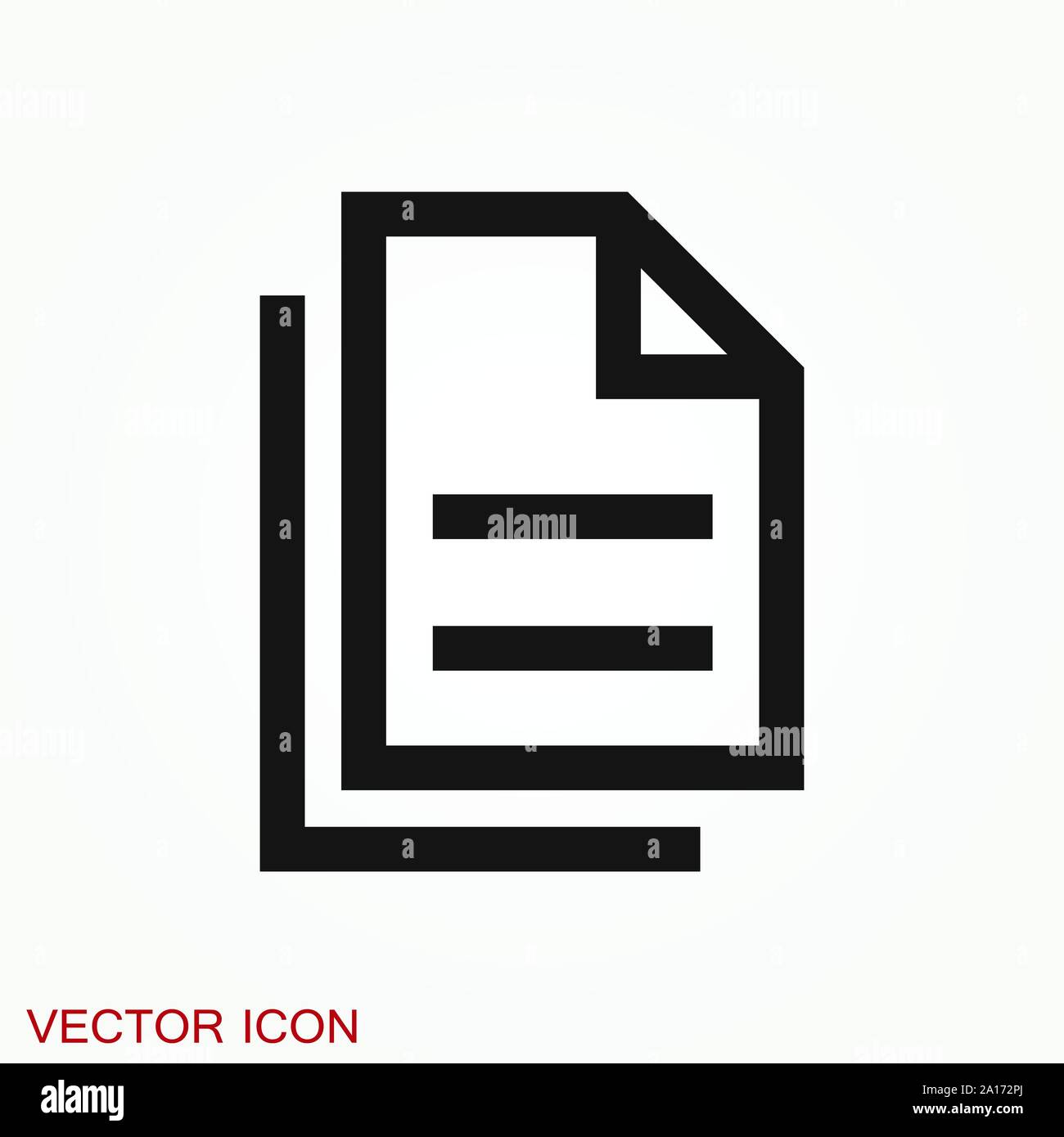 Contract documents icon hi-res stock photography and images - Alamy