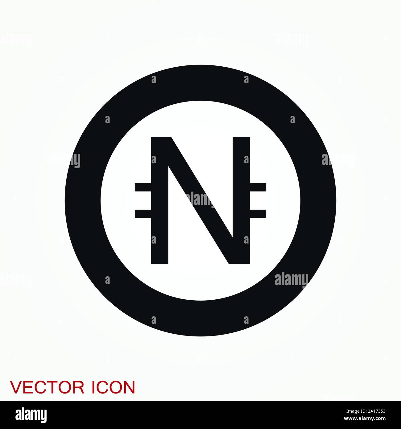 Money Currency Icon design template. Vector EPS Stock Vector