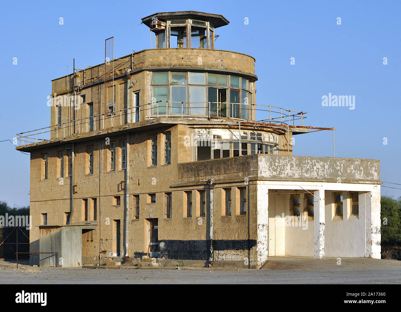 Nicosia International Airport Disused Stock Photo - Alamy