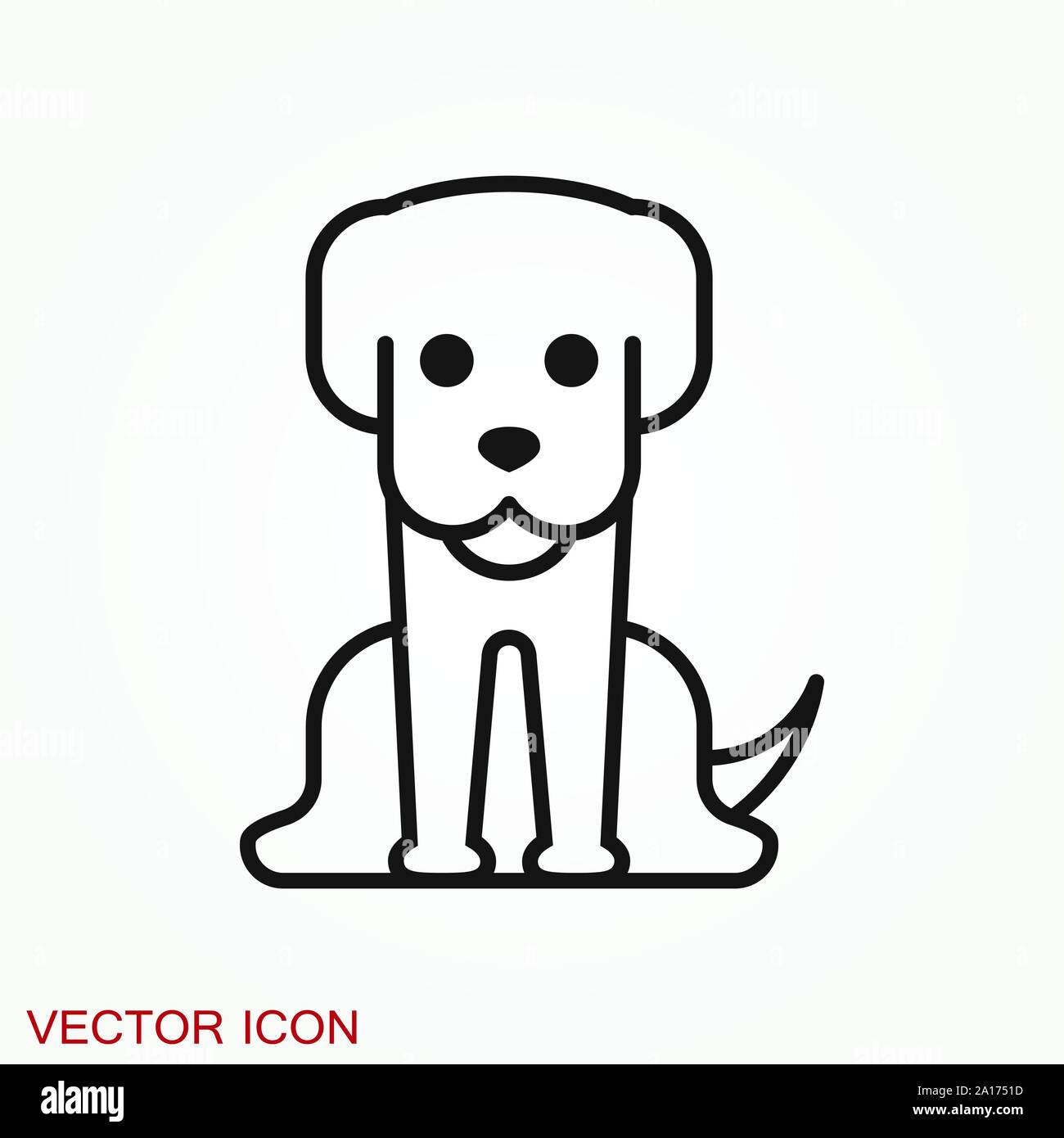 Dog icon. Vector element for your design Stock Vector Image & Art - Alamy