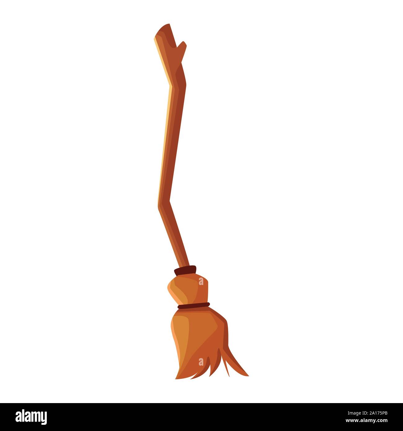 halloween witch broom accessory icon Stock Vector Image & Art - Alamy
