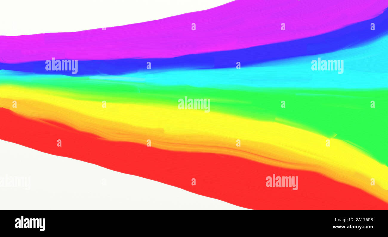 Rainbow Illustration Rain High Resolution Stock Photography and Images ...