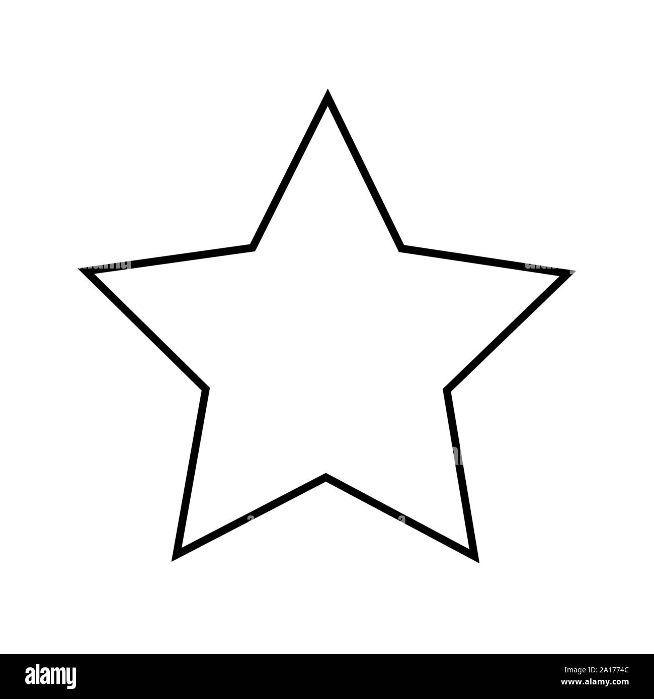 Шаблон пятиконечной звезды
