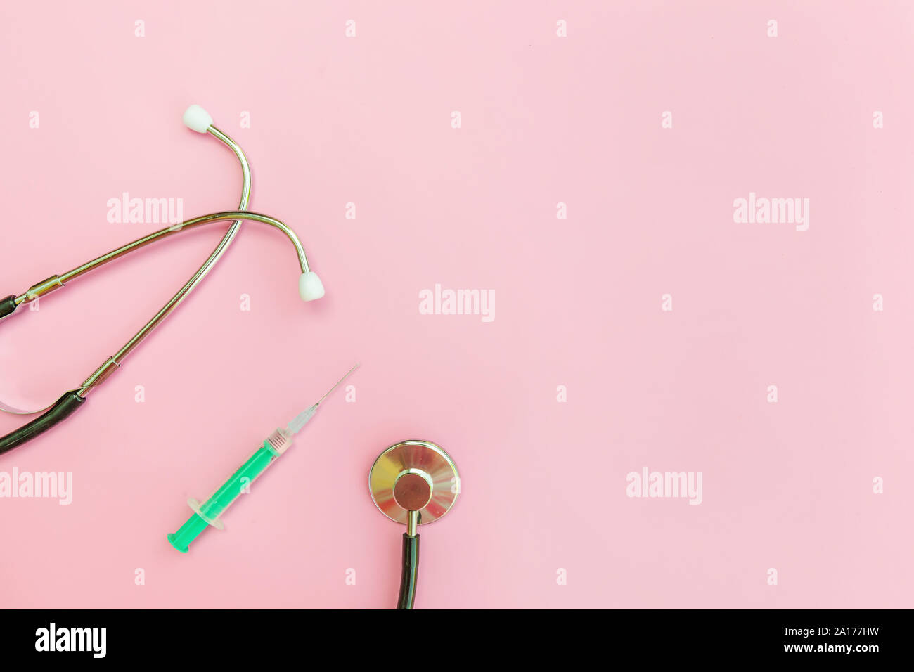 Simply minimal design with medicine equipment stethoscope or ...