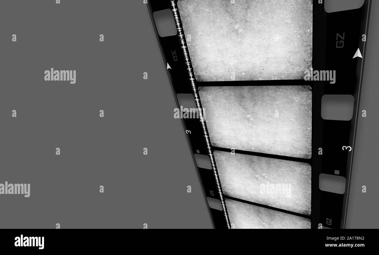 Film frames roll Black and White Stock Photos & Images - Alamy
