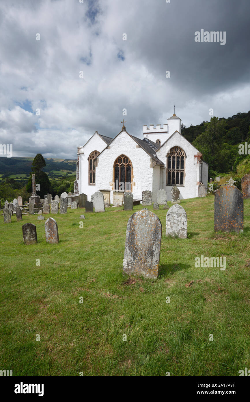 The Church of All Saints. Selworthy. Exmoor National Park. Somerset. UK. Stock Photo