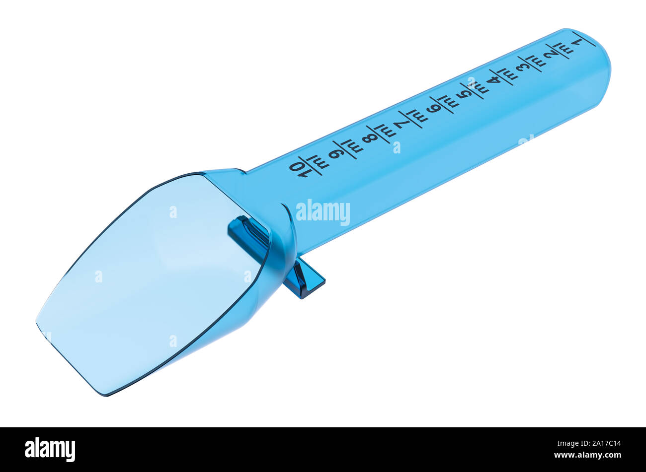 Plastic measuring spoon, 3D rendering isolated on white background ...