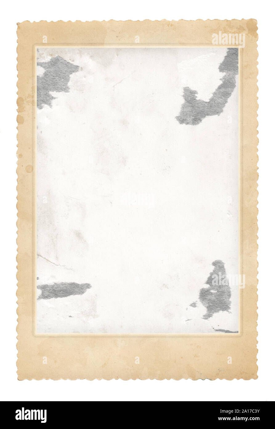 Old photo frame. Vintage paper. Retro card Stock Photo Alamy