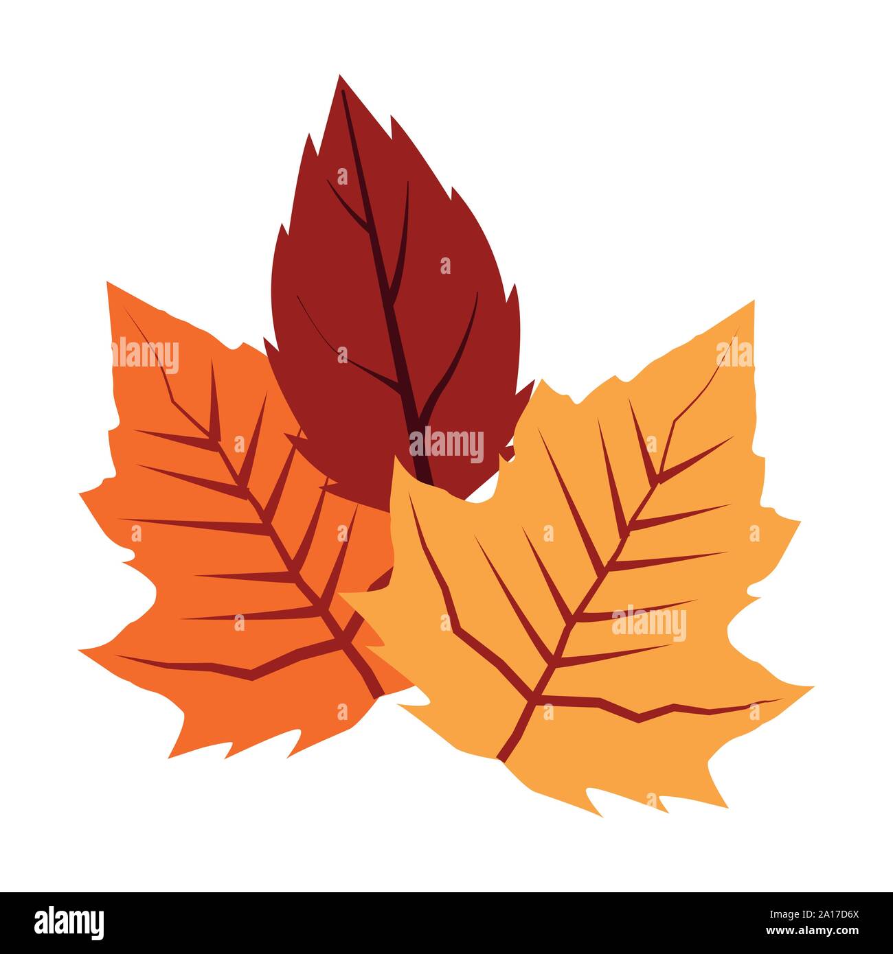 autumn leaf plant seasonal icon Stock Vector Image & Art - Alamy