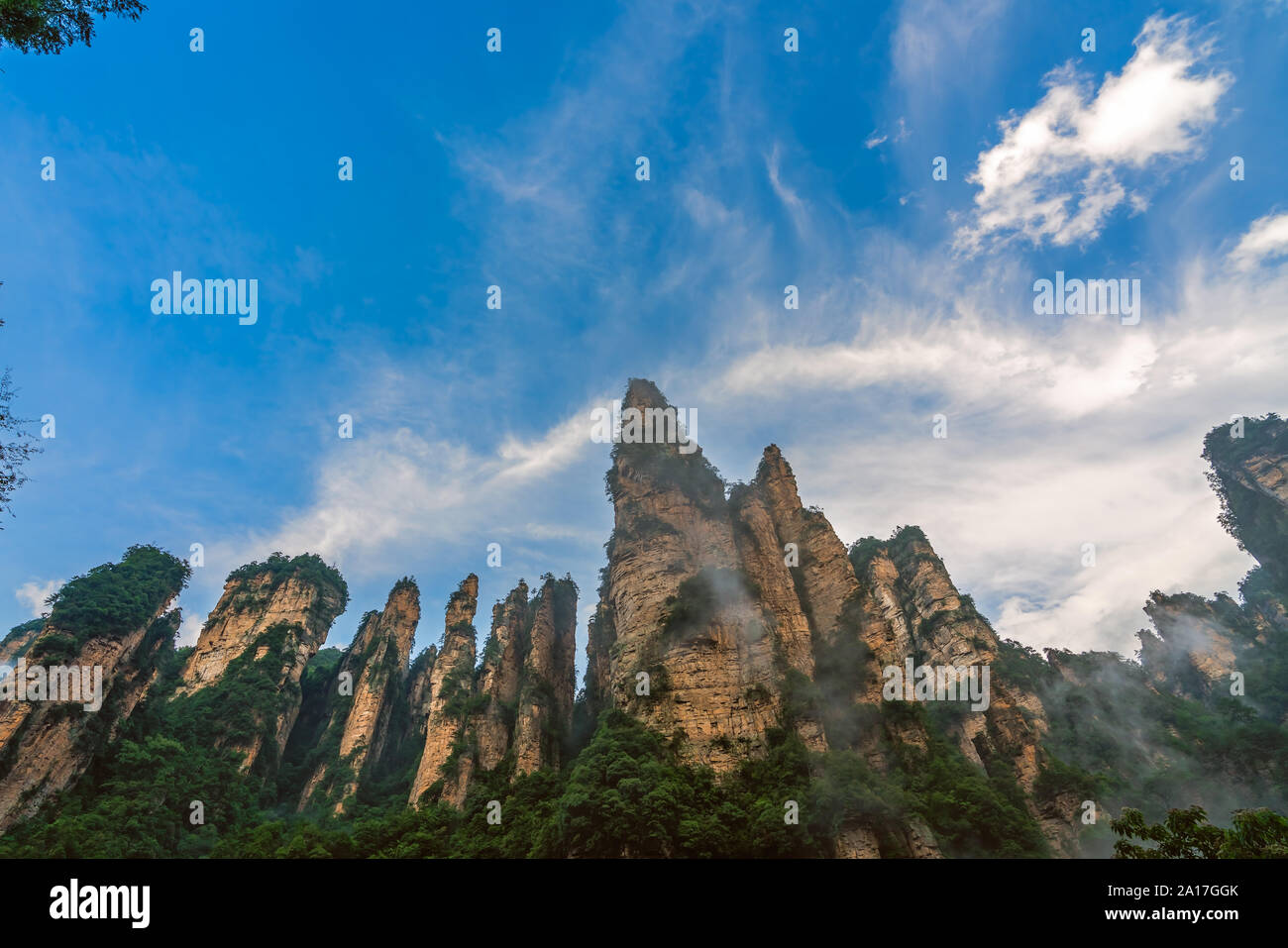 The Gathering of Heavenly Soldiers scenic rock formations, Avatar ...