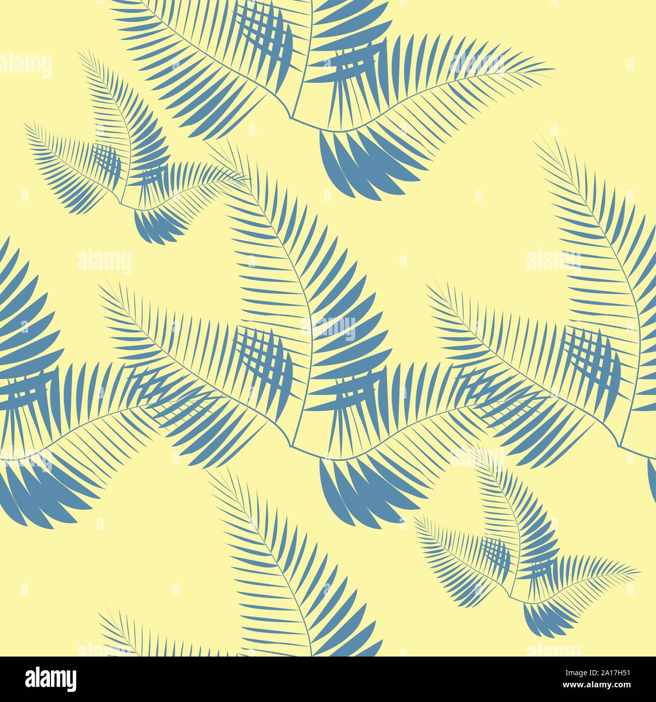Tropical palm leaves, jungle leaf seamless floral pattern background ...