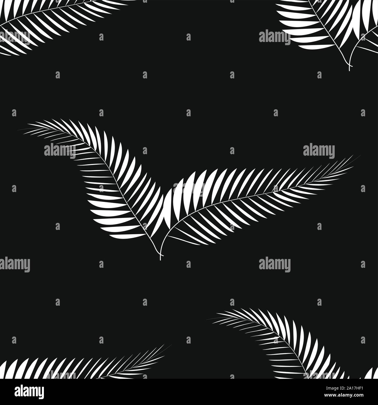 Tropical palm leaves, jungle leaf seamless floral pattern background ...