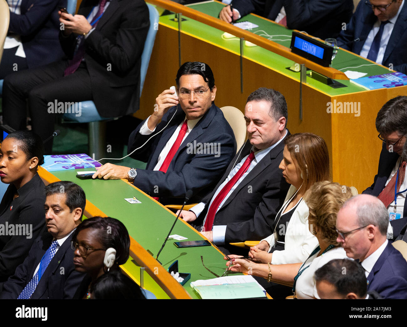 New York, NY - September 24, 2019: Israeli Ambassador Danny Danon And ...