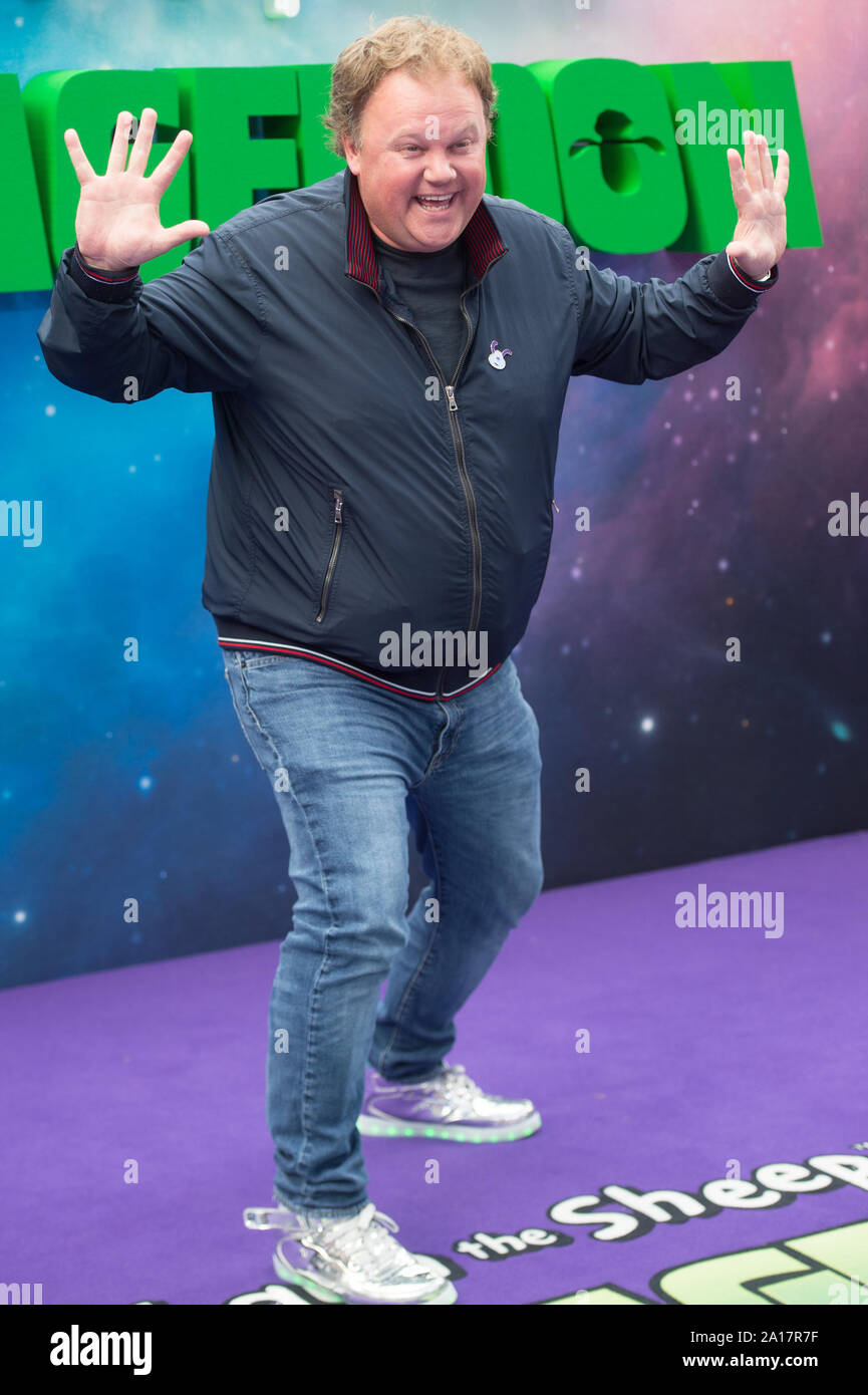 London.UK. Justin Fletcher at the UK Premiere of 'Shaun The Sheep Movie