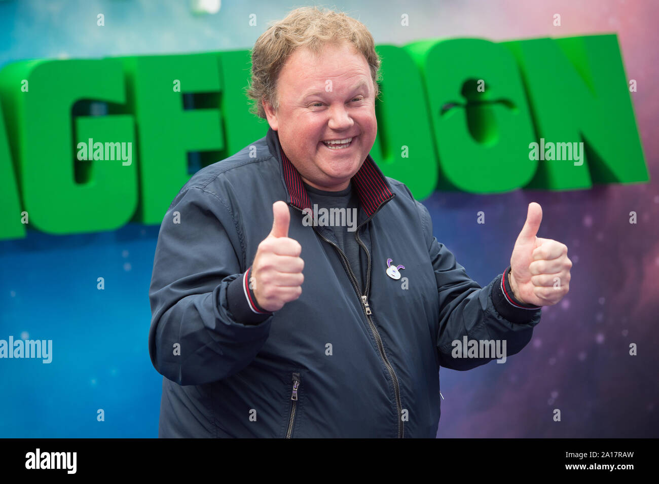 London.UK. Justin Fletcher at the UK Premiere of 'Shaun The Sheep Movie