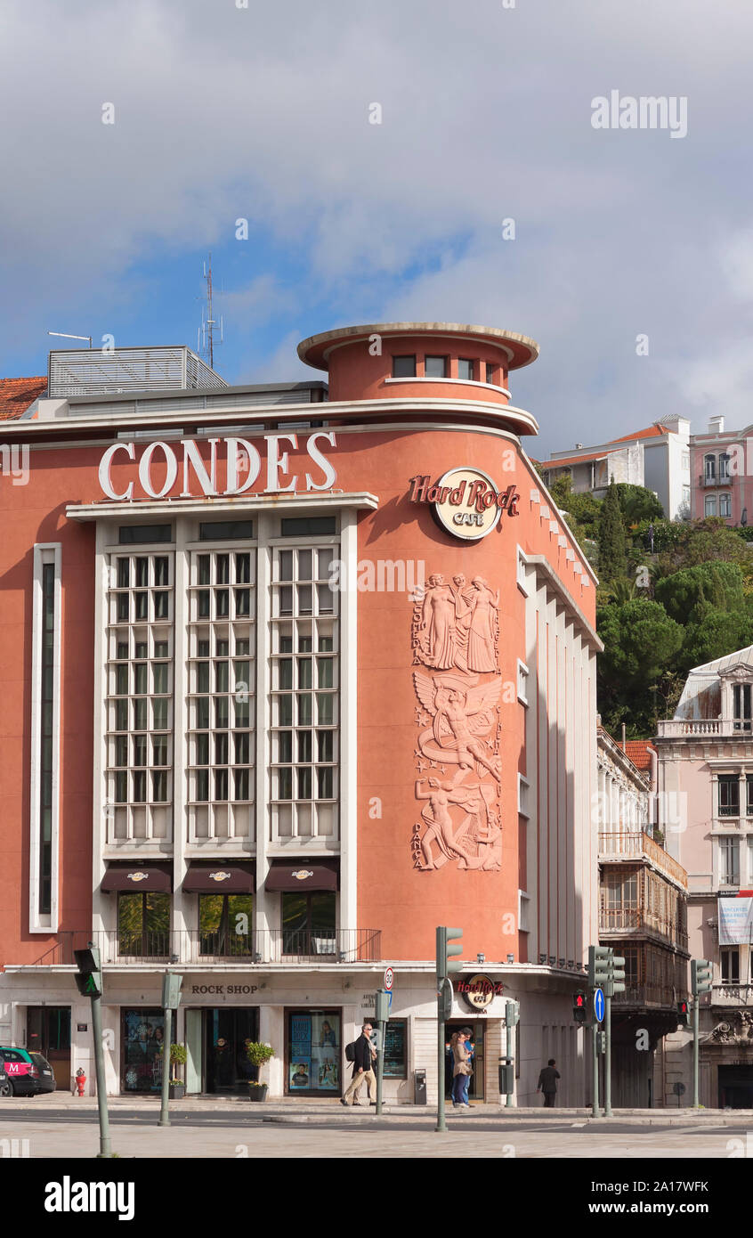 Hard Rock Cafe Lisbon, Portugal Stock Photo Alamy