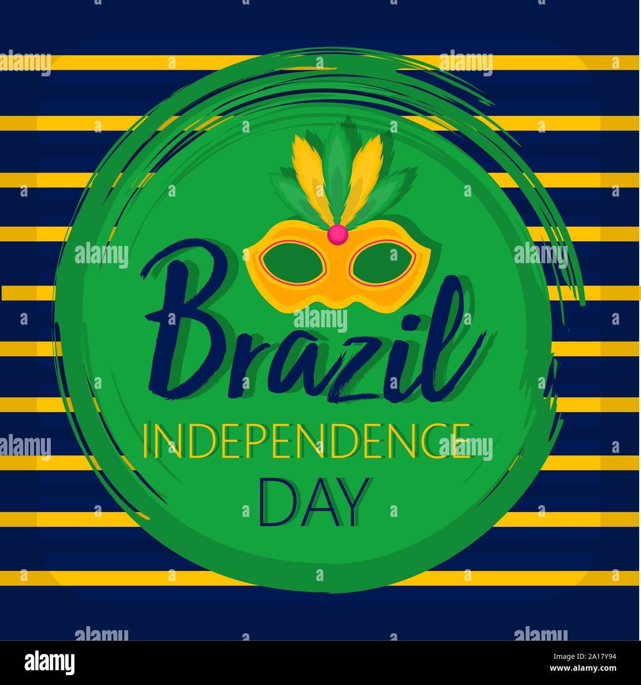 Poster of brazil independence day - Vector illustration Stock Vector ...