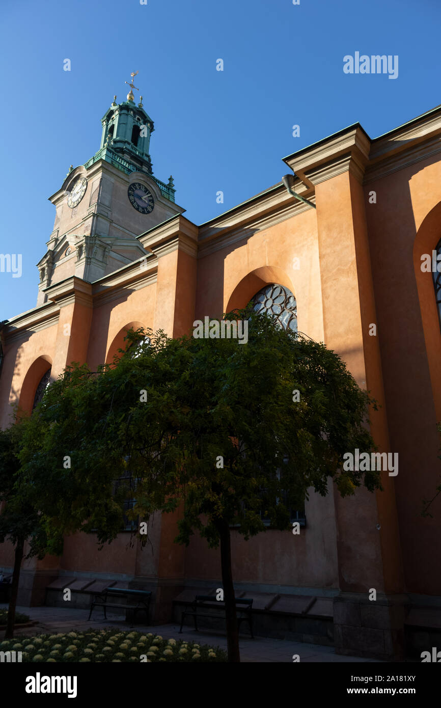 Photo of Storkyrkan (Stockholm Cathedral) the oldest church in Stockholm ,Sweden. Stock Photo