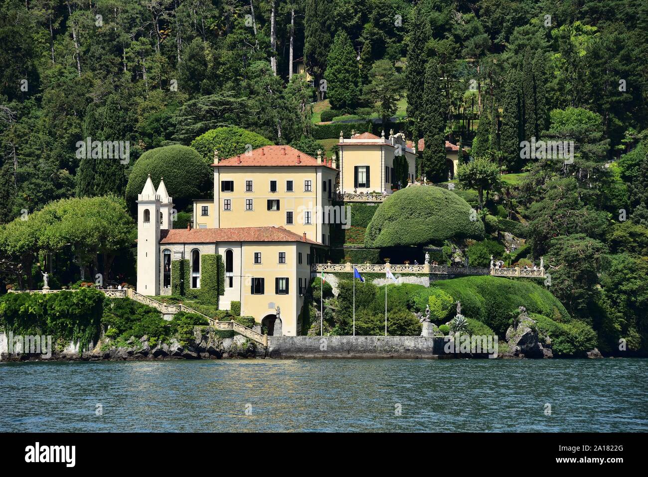 Villa del Balbianello, Lenno, Lake Como, Lombardy, Italy Stock Photo