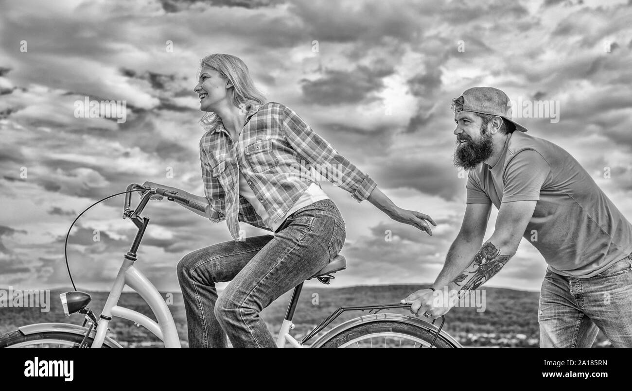 Promoting cycling Black and White Stock Photos & Images Alamy