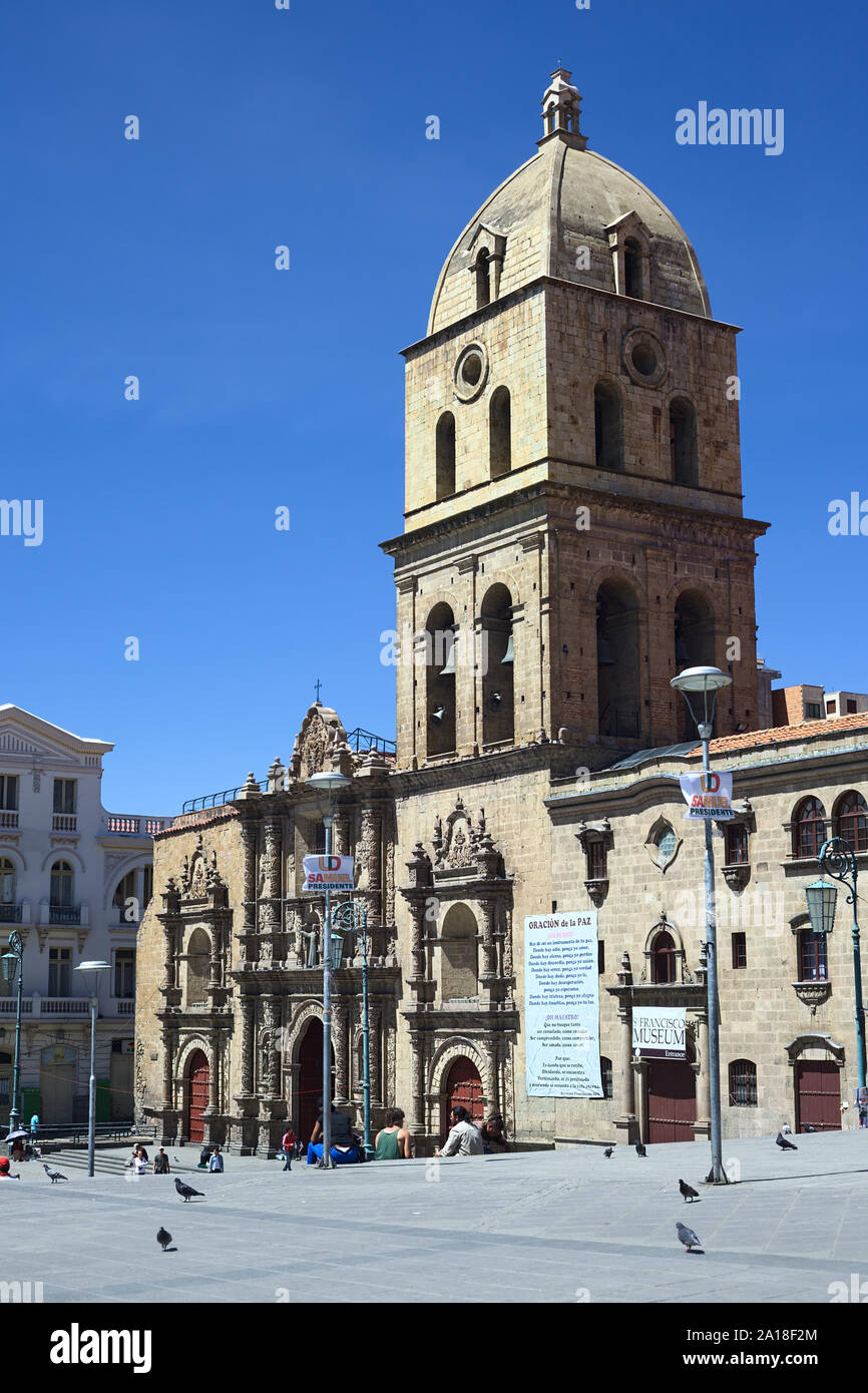 Basilica san francisco la paz hi-res stock photography and images - Alamy
