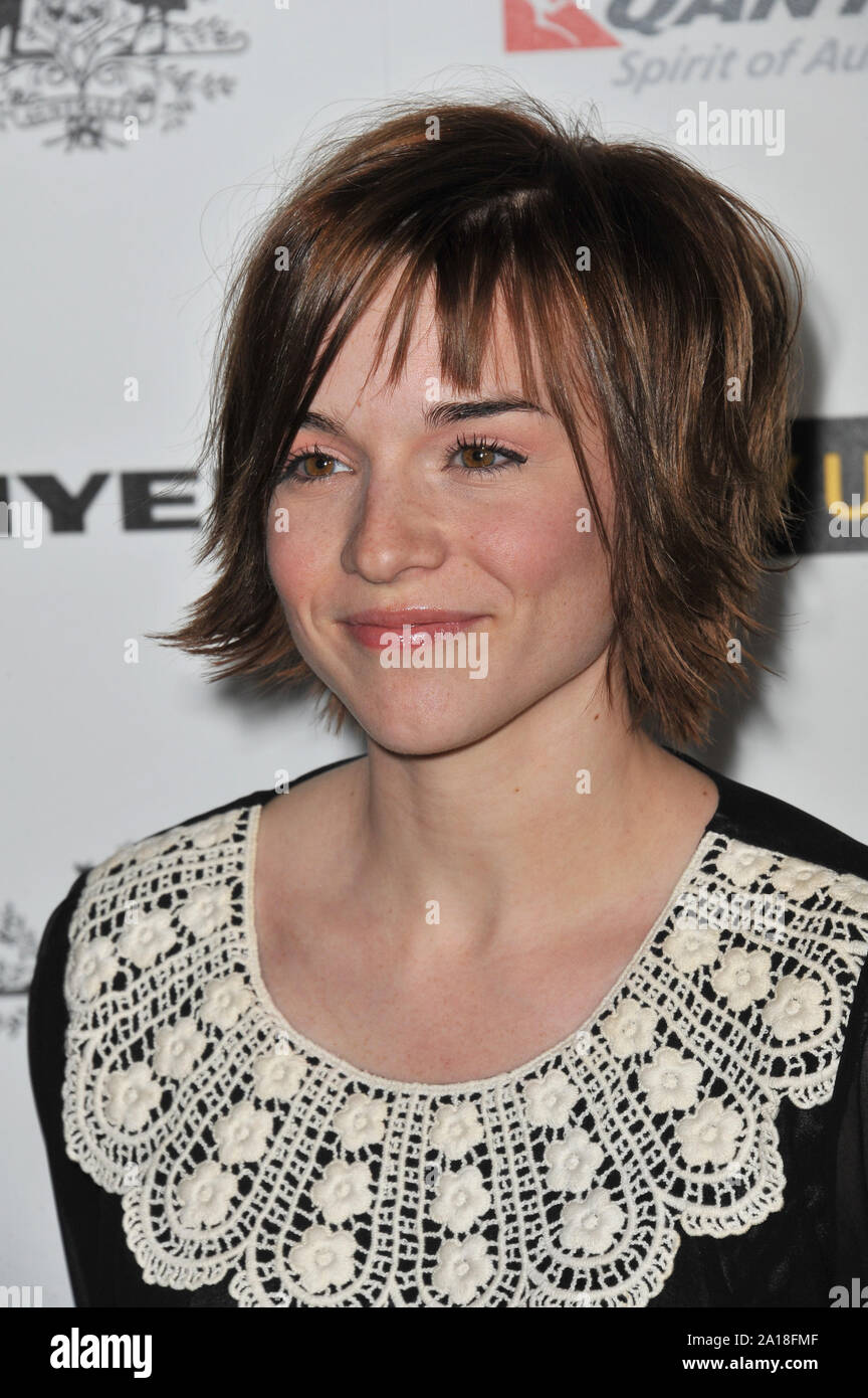 LOS ANGELES, CA. January 22, 2011: Ren e Felice Smith at the 2011 G'Day